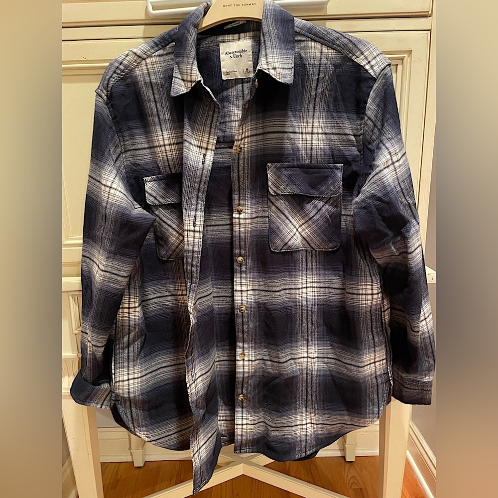 Abercrombie Oversized Flannel Shirt Jacket